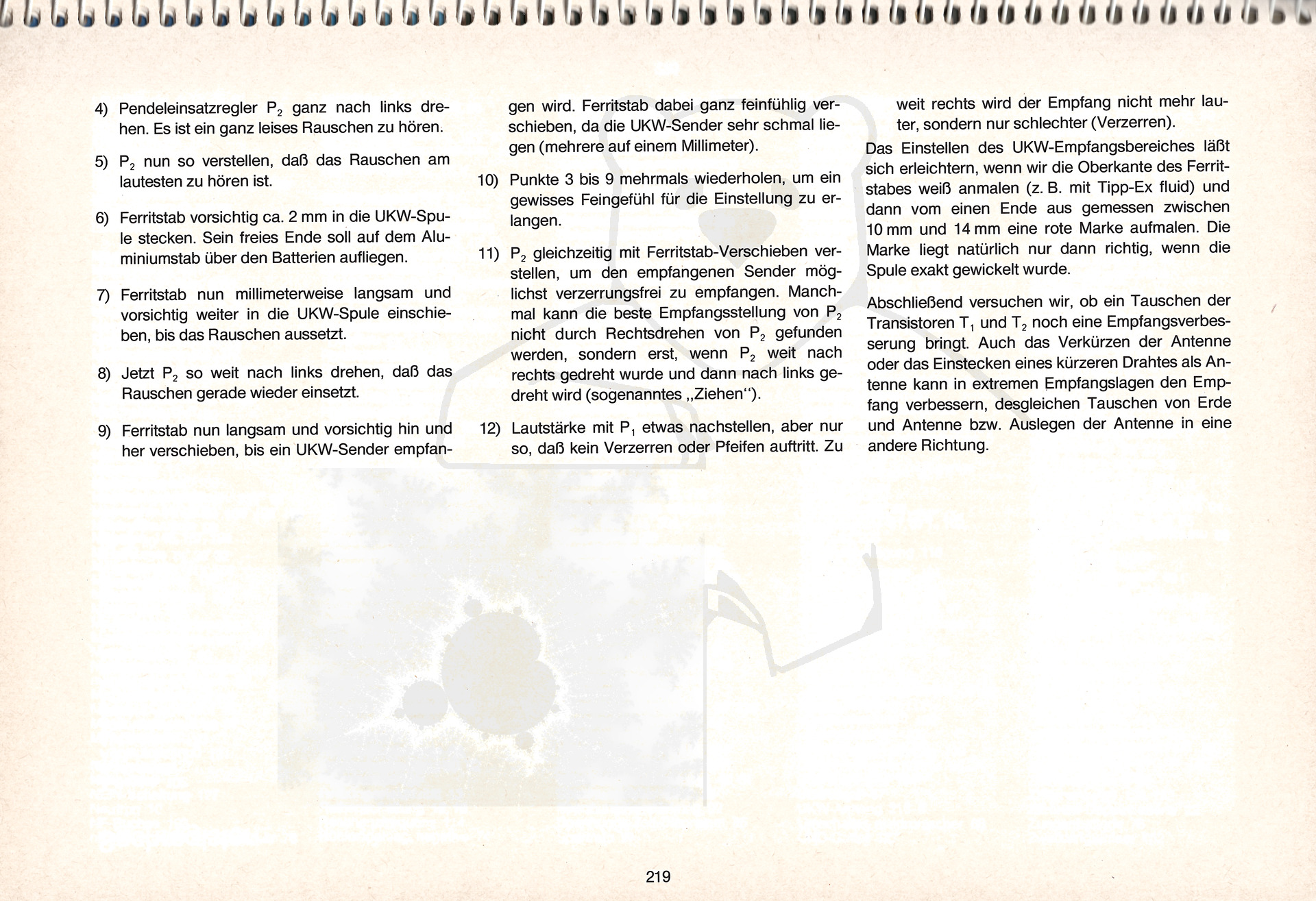 Kosmos Elektronik Labor E200 Handbuch Seite 219